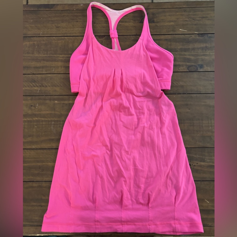 Vibrant Pink Lululemon Brink Tank Top